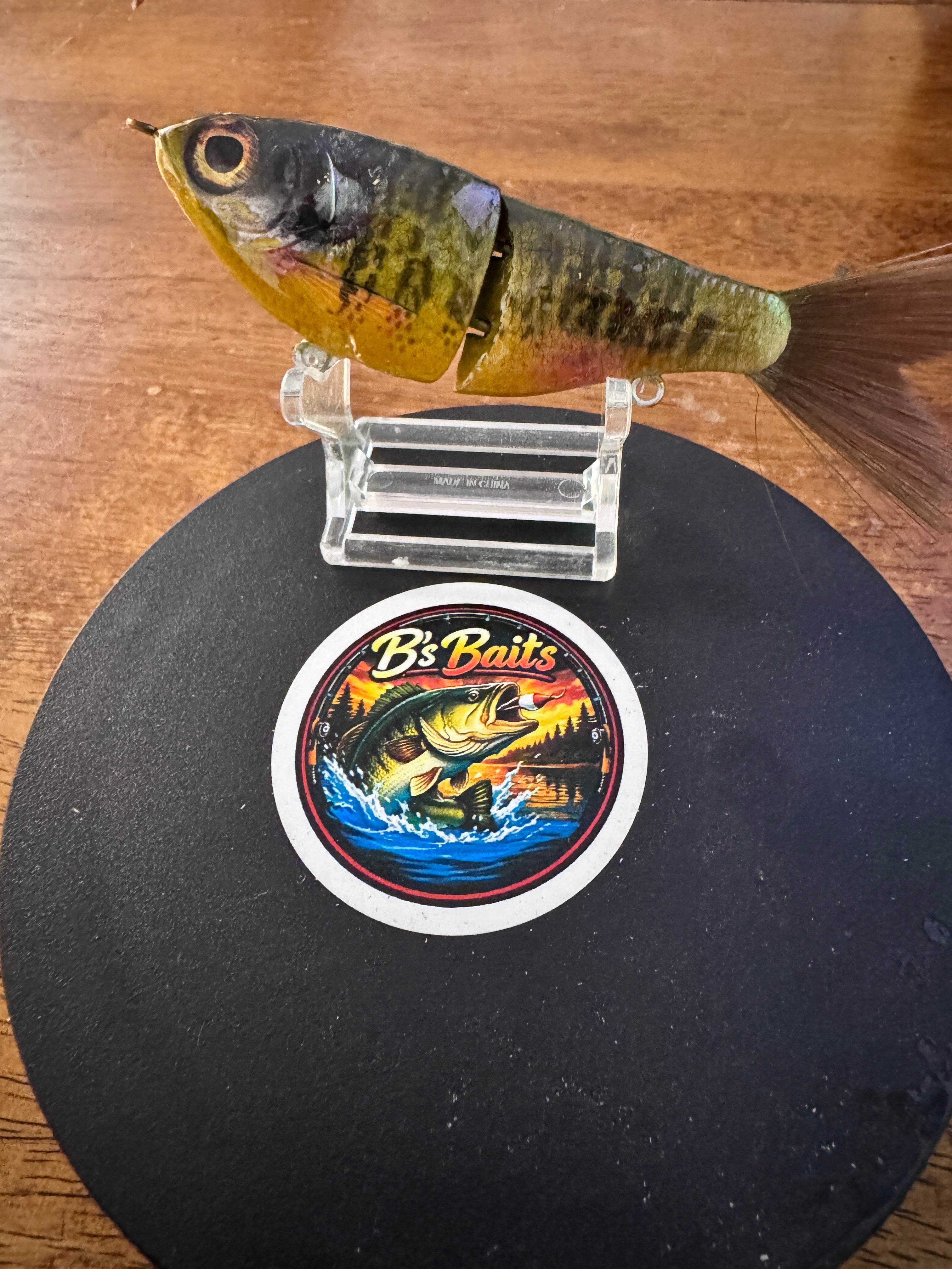 Custom painted glide bait 1 of 1