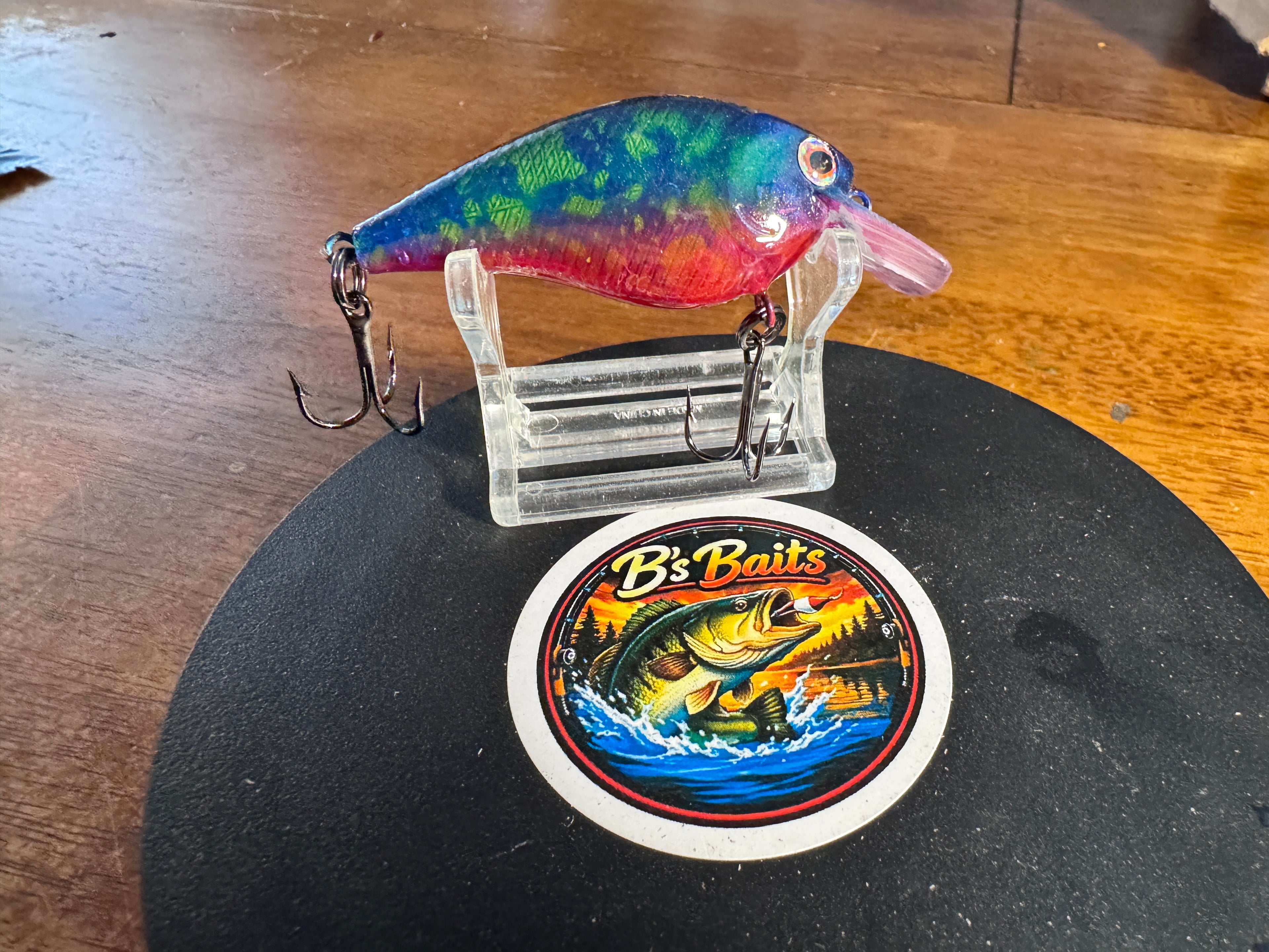 Custom painted 1.5 square bill