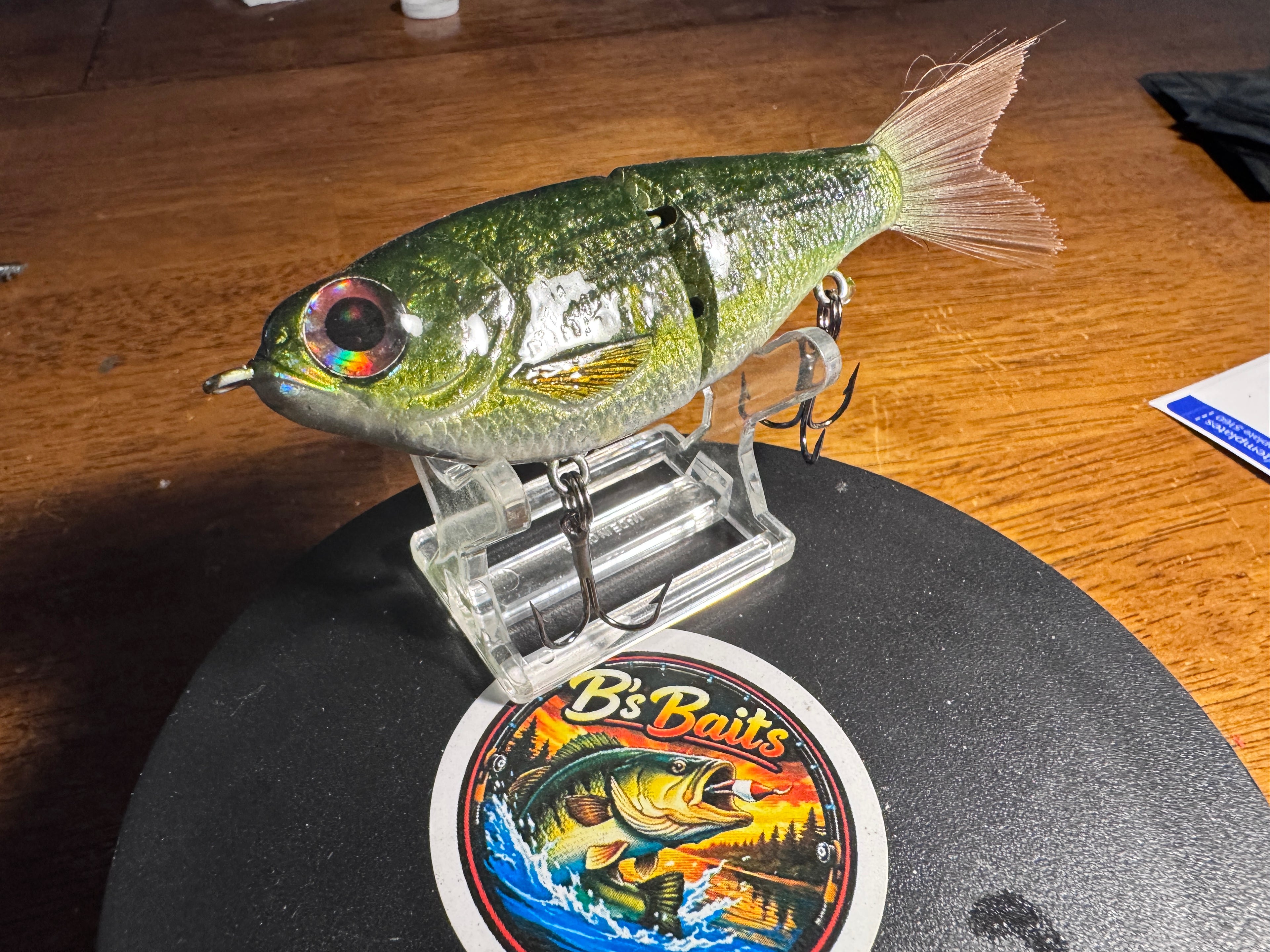 Custom painted glide bait
