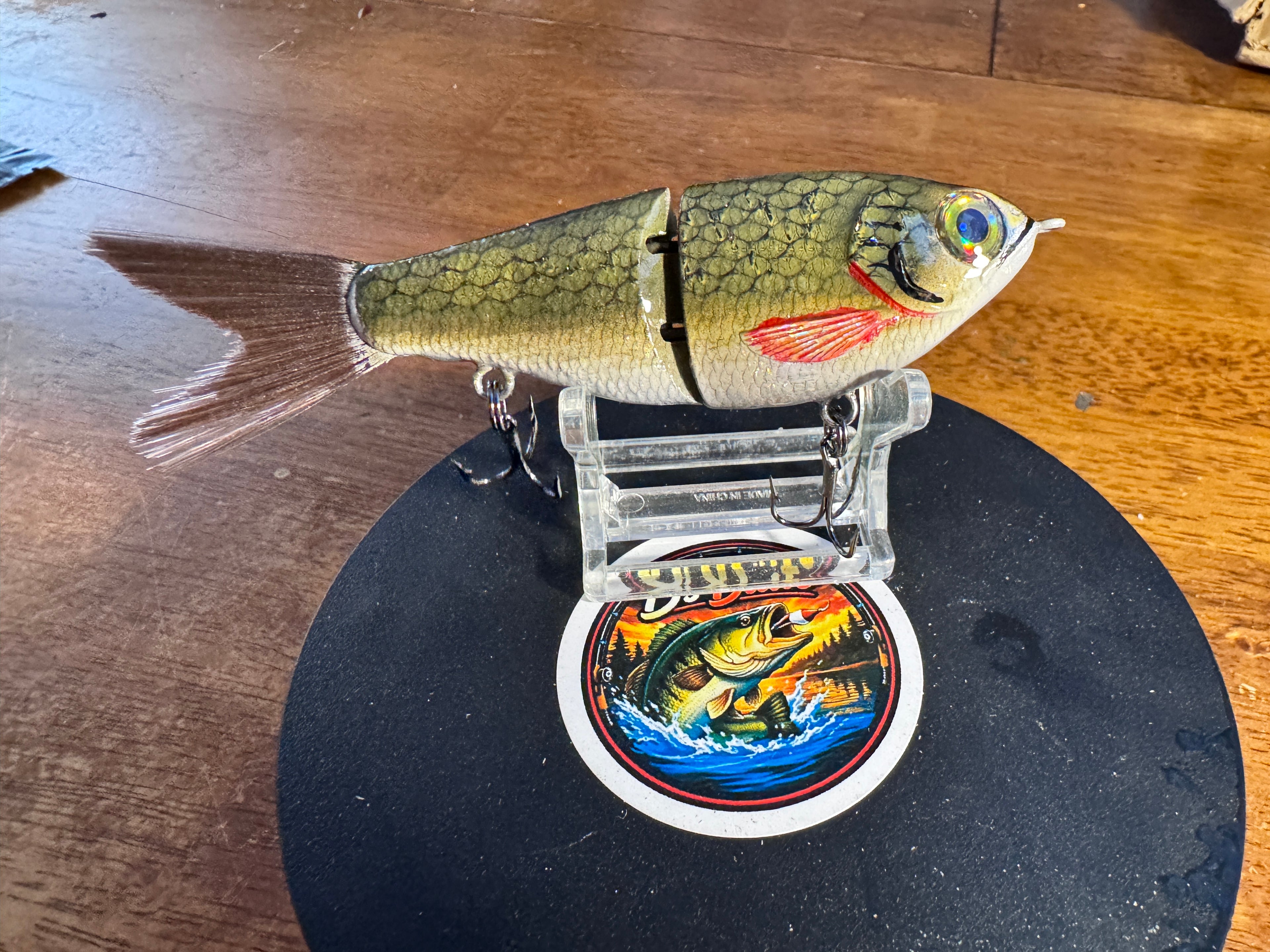 Custom painted glide bait