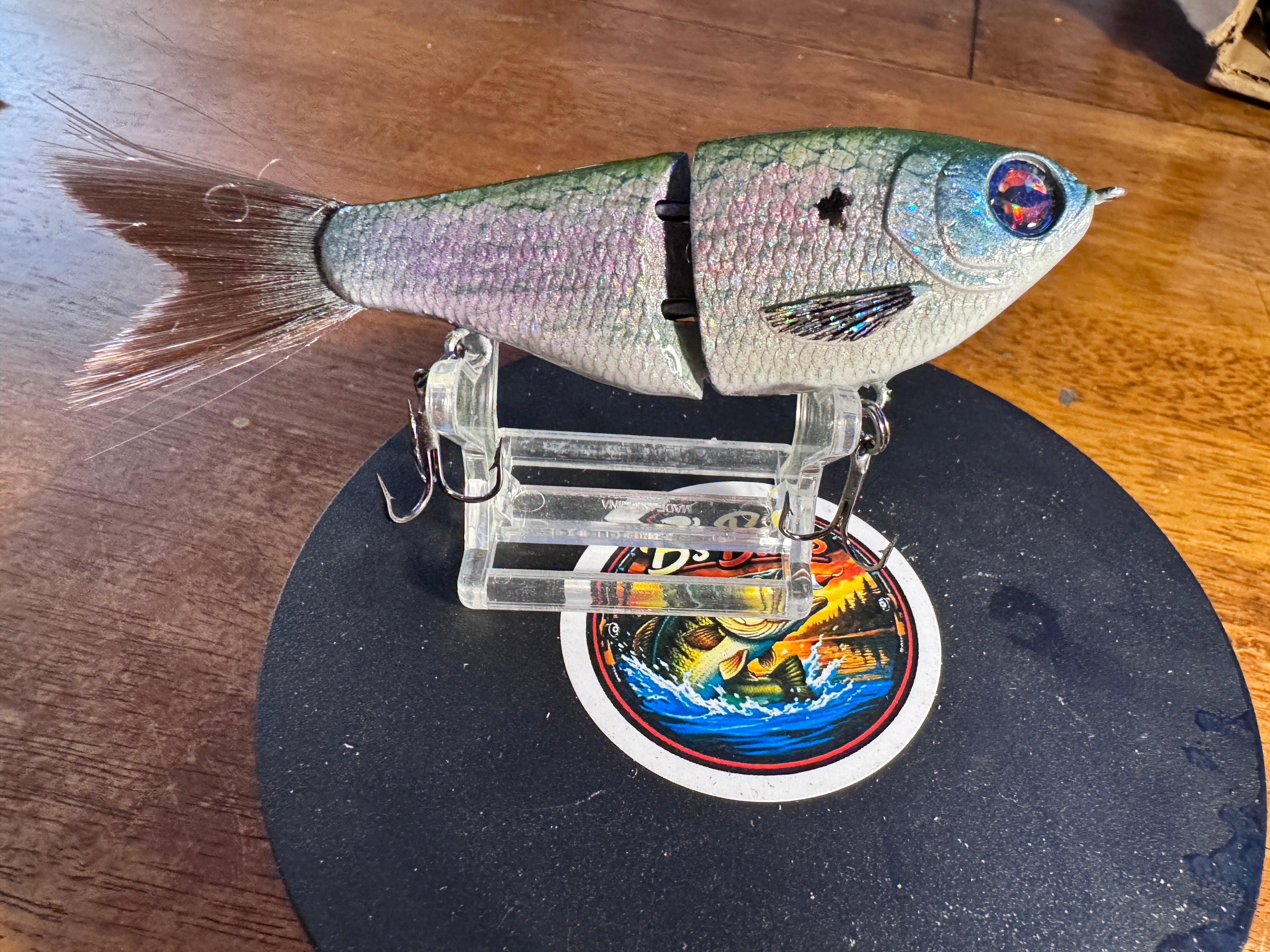 Custom painted glide bait 1 of 1