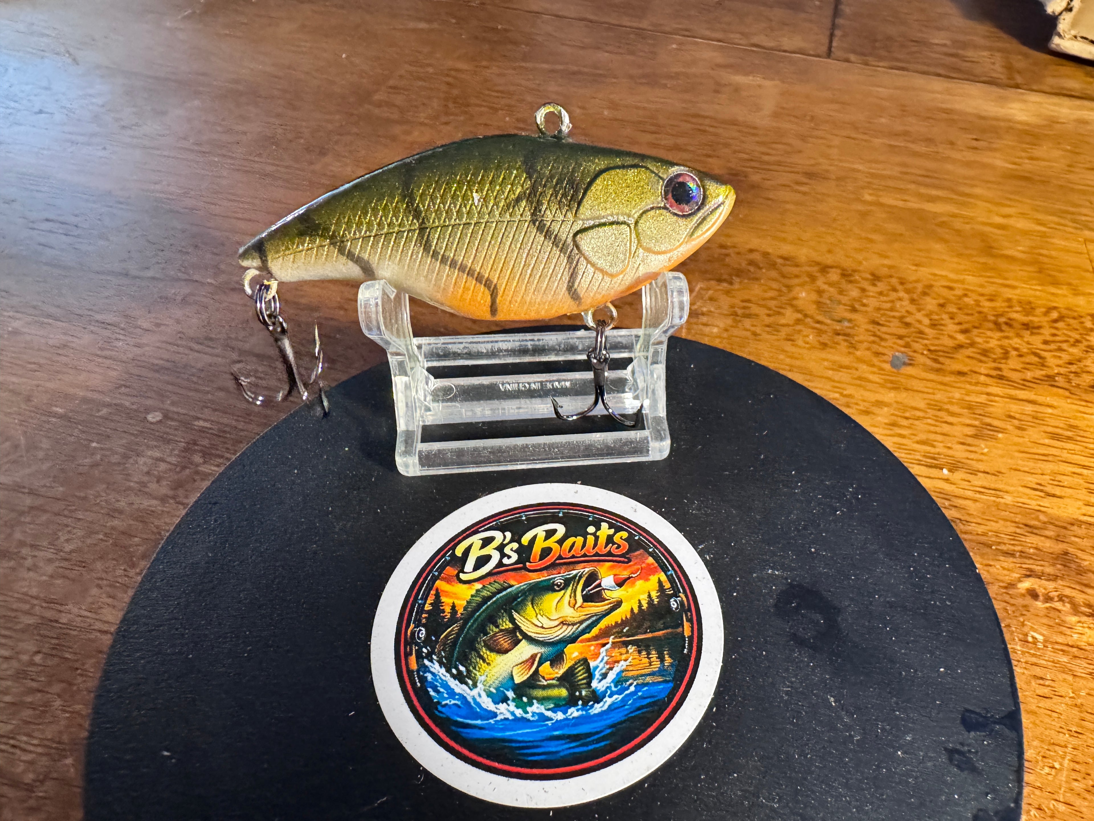 Custom painted lipless shad
