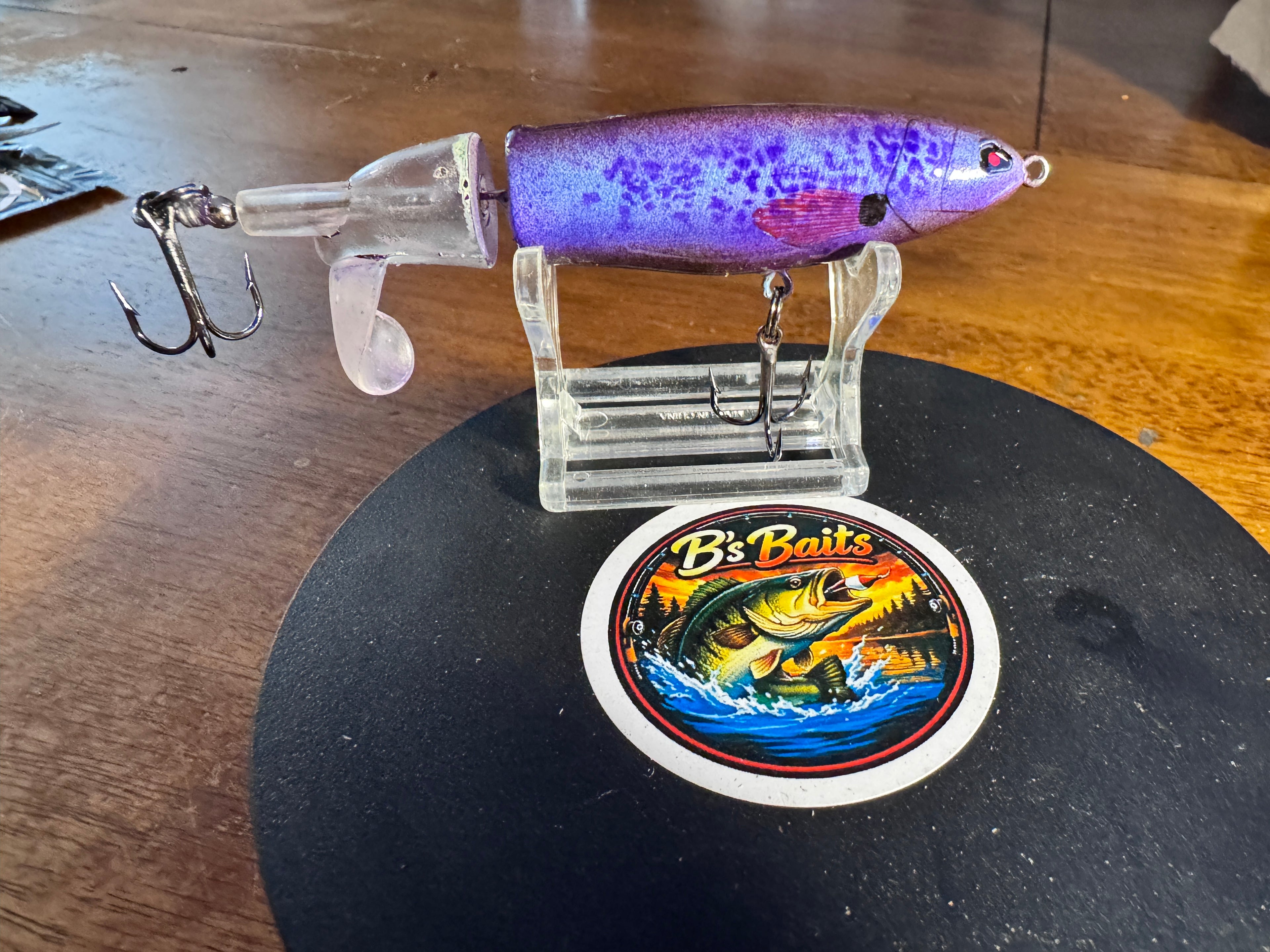 Custom painted round body popper