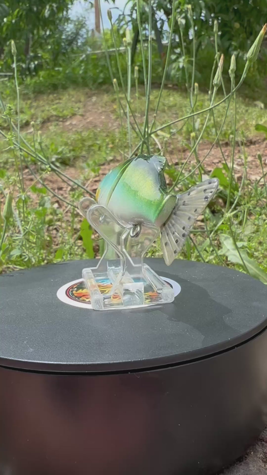Custom painted baby bass glide bait one of one