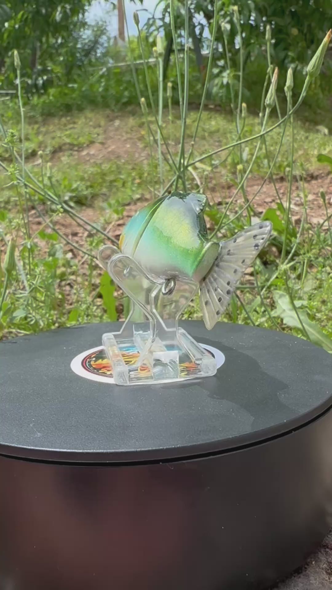 Custom painted baby bass glide bait one of one